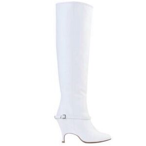 Chic White Over the Knee Women's Boots